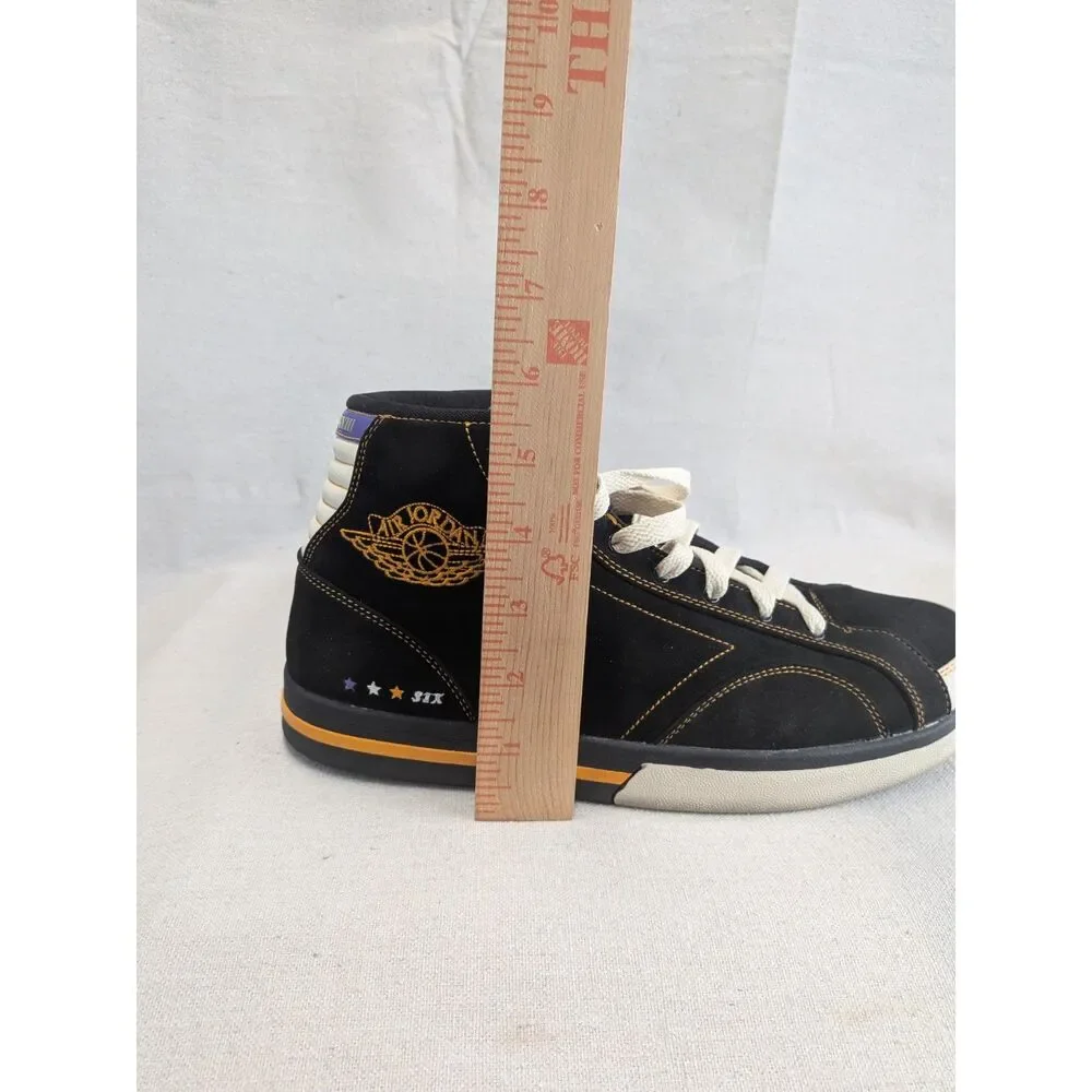 Retro Streetwear Y2K Size 10 Jordan PHLY Legend 342222-051 Black Purple Orange